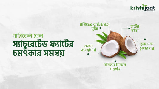নারিকেল তেল: স্যাচুরেটেড ফ্যাটের চমৎকার সমন্বয়